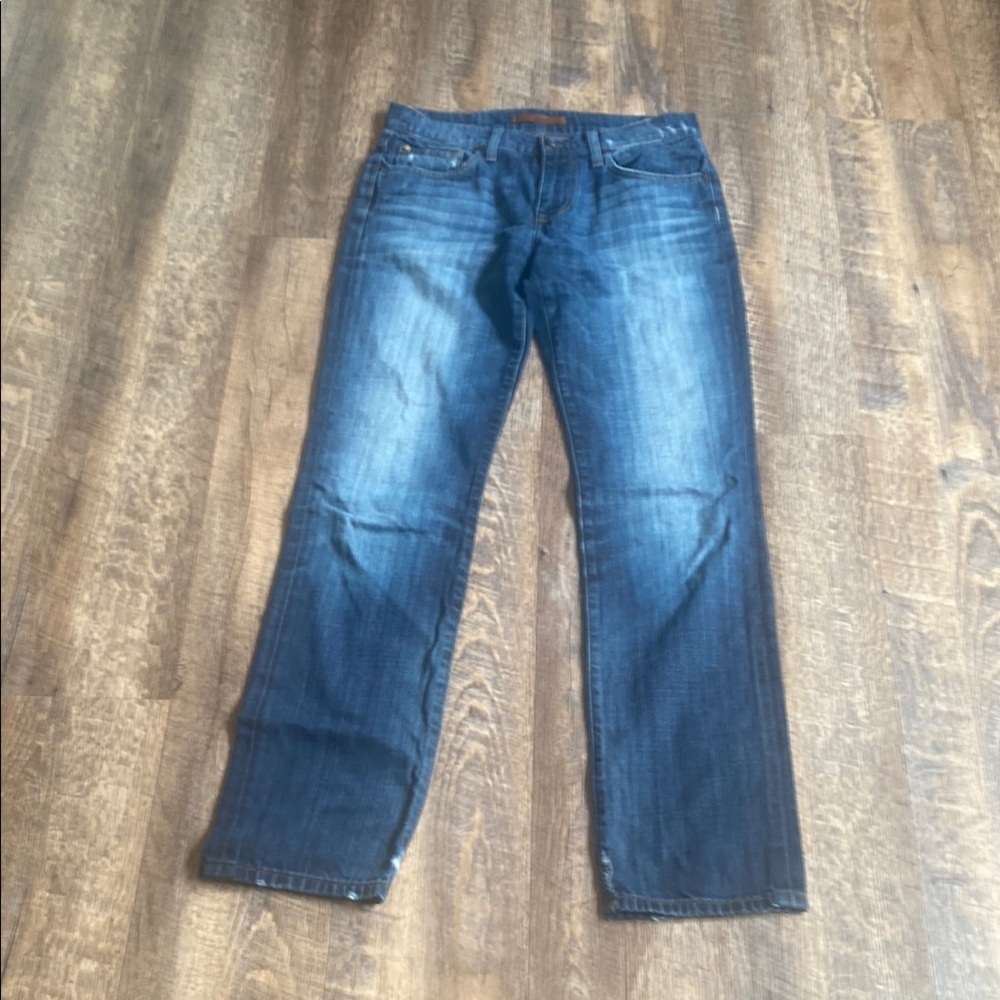 Men’s Joe's Jeans Blue Straight-Leg Denim with Faded Wash